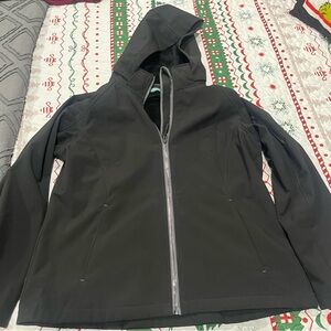 Women's Black Hooded Jacket